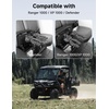 image:imageKEMIMOTO UTV Under Seat Bow Rack AutoGrip Hunting Tool Holder Gear Mount with Rubber Straps Compatible with CanAm Defender Polaris Ranger