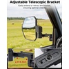image:imageKEMIMOTO Upgrade Side Mirrors Extension Adjustable Compatible with Polaris Ranger CrewXD 1500 20242026 Northstar Premium Ultimate DoorAPillar Mounted Accessories Replace 28890992889862