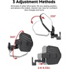image:imageKEMIMOTO Upgrade Side Mirrors Extension Adjustable Compatible with Polaris Ranger CrewXD 1500 20242026 Northstar Premium Ultimate DoorAPillar Mounted Accessories Replace 28890992889862
