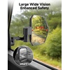 image:imageKEMIMOTO Upgrade Side Mirrors Extension Adjustable Compatible with Polaris Ranger CrewXD 1500 20242026 Northstar Premium Ultimate DoorAPillar Mounted Accessories Replace 28890992889862