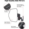 image:imageKEMIMOTO Upgrade Side Mirrors Extension Adjustable Compatible with Polaris Ranger CrewXD 1500 20242026 Northstar Premium Ultimate DoorAPillar Mounted Accessories Replace 28890992889862