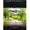image:imageKEMIMOTO Upgrade Toolfree Adjustable Rear View Mirror Compatible with Polaris Ranger 1000 XP 900 500 570Crew WideAngle Convex AntiVibration Rearview Mirror Accessories Replace 2879969