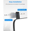 image:imageKEMIMOTO Upgraded Rear View Mirror with Sliding Height Adjustment Compatible with Polaris Ranger 500 570 900 XP 1000 XPCrew 20172026 Wide View Convex Rear Mirror Replace2879969