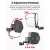 image:imageKEMIMOTO Upgraded UTV Side Mirrors Compatible with Polaris Ranger 570500  900 XP Fits ProFit Cab Large Size Mirrors with 3Way Adjustable Extension Accessories 20142026 Not Fit Fullsize
