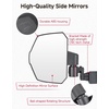 image:imageKEMIMOTO Upgraded UTV Side Mirrors Compatible with Polaris Ranger 570500  900 XP Fits ProFit Cab Large Size Mirrors with 3Way Adjustable Extension Accessories 20142026 Not Fit Fullsize