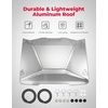 image:imageKEMIMOTO X3 Aluminum Roof Silver Compatible with Can Am Maverick X3 20172026 Metal Roof Top Shading 2 Doors Accessories Replace OEM 715002900