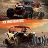 image:imageKEMIMOTO X3 Front amp Rear Fender Flares 6 PSC Extended Mud Flaps Mud Guards Compatible with CanAm Maverick X3 amp Max DS RS RC MR Turbo RR 20172025 Replace 715002973