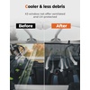 image:imageKEMIMOTO X3 Windshield Net Compatible with Cam Am X3 amp Max Rear Soft Mesh Window Back Mesh Windscreen Net Sun UV Protection Keeps from Debris Mud Allows Airflow Ventilated