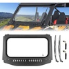 image:imageKEMIMOTO 2024 XP 1000 Glass Windshield with 2 Manual Wipers Upgraded Adhesive Process Glass Compatible with Polaris RZR XP 1000RZR XP S 10004 20242026 Vent Front Full Windshield Fit with RoofAdhesive Process Glass