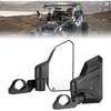 image:imageKEMIMOTO UTV Side Mirrors Spring Back Feature Mirrors for 16520 Roll Cage No Need to Readjust After Fold Compatible with Polaris RZRCan Am X3PioneerTalonMuleCFMOTO