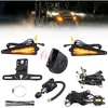 image:imageKEMIMOTO UTV Turn Signal Kit wDash Indicator amp TurnSync Taillight Plug and Play Blinker kit with Triangle Light Column Switch Hazard Horn Plate Holder Compatible with Polaris Ranger Rzr General