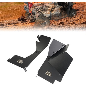 image:imageKEMIMOTO 1 Pair Fender Flares for Battery Compartment Compatible with Polaris Ranger XP 1000 Crew 20172025 Mud Guards Durable Protection Panels Not Compatible with Ranger 1000Northstar Edition