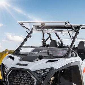 image:imageKEMIMOTO 2025 PRO XP Flip Windshield Compatible with 20252026 Polaris RZR PRO XP PRO XP4 PRO S PRO S4 3IN1 Flip Up Front Window AntiUV DoubleSided Hard Coated Vented Folding Full Windshield