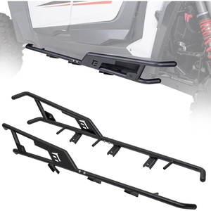 image:imageKEMIMOTO Heavy Duty Steel Nerf Bars Rock Sliders Compatible with 2024 2025 2026 Polaris RZR XP 1000 XP 4 1000 Accessories  15 inch Tubing Black NonRust Coating Side Steps Tree Kickers 4Seat