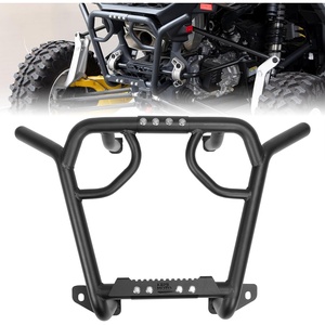 image:imageKEMIMOTO Rear Bumper Compatible with Can Am Maverick R 2024 Black Combined Back Brush Guard Protector Coverage Full End Protection Accessories Replace 715007172