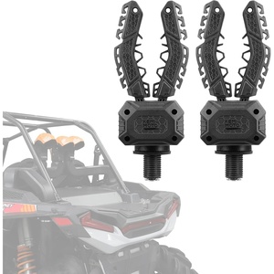 image:imageKEMIMOTO Single Bow Rack AutoGrip Hunting Tool Holder Gear Mount with Rubber Straps Compatible with Sportsman and RZR with 1 Tie Down Anchor Hole 2PackSingle Rack