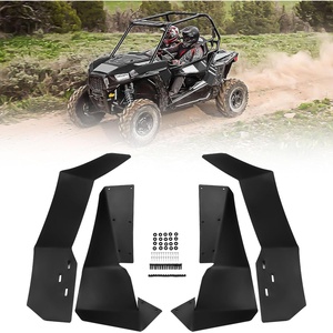image:imageKEMIMOTO UTV Fender Flares 4PCS Extended Mud Flap Guards Compatible with Polaris RZR S 900S 1000RZR 4 900 20152020 Complete Front and Rear Set