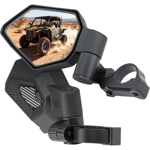 image:imageKEMIMOTO UTV Side Mirrors AutoFold SpringBack No Manual Adjustments Fits 1652 Roll Bars Compatible with RZR CanAm X3 Talon Mule Pioneer Wildcat US Flag Pattern