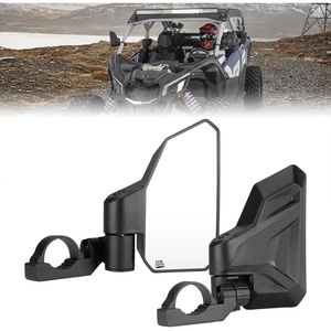 image:imageKEMIMOTO UTV Side Mirrors Spring Back Feature Mirrors for 16520 Roll Cage No Need to Readjust After Fold Compatible with Polaris RZRCan Am X3PioneerTalonMuleCFMOTO