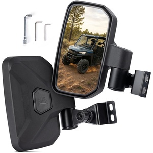 image:imageKEMIMOTO UTV Side View Mirrors Compatible with Polaris Ranger 570 500 900 XP 20142025 2026 Spring Back Feature Fit profit tube Intelligent AutoReset Function Accessories Parts