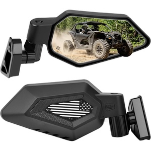 image:imageKEMIMOTO X3 Side Mirrors Upgraded Spring Back Mirrors Allows Automatic Reset After Fold Side View Mirrors Compatible with 20172025 Can Am Maverick X3 amp Max RS DS Turbo RR US Flag Pattern