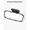 image:imageKEMIMOTO 102 Width Rearview Center Mirror Compatible with Polaris XPEDITION XPXP 5 ADVADV 5 Accessories ShatterResistant 360 Adjustment UTV Rear View Mirror Replace 2884486