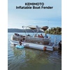 image:imageKEMIMOTO Boat Bumpers Fenders Inflatable Boat Fender 10FT Heavy Duty Large Boat Bumper for Docking Dock Bumpers for Pontoon Boat Fishing Boat Yachts10H x 24Dia
