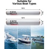 image:imageKEMIMOTO Boat Bumpers Fenders Inflatable Boat Fender 10FT Heavy Duty Large Boat Bumper for Docking Dock Bumpers for Pontoon Boat Fishing Boat Yachts10H x 18Dia