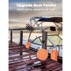 image:imageKEMIMOTO Boat Fenders Boat Bumpers for Docking Upgraded Boat Fenders Bumpers Fit for Bass Boat Jon Boat and Pontoon BoatClassic  Orange  1 PC