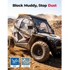image:imageKEMIMOTO Cab Enclosure Upper Doors Compatible with 20222026 Polaris RZR 200 RollUp Windows AllWeather Soft Side Window for Snow and Rain Protection