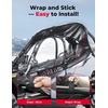 image:imageKEMIMOTO Cab Enclosure Upper Doors Compatible with 20222026 Polaris RZR 200 RollUp Windows AllWeather Soft Side Window for Snow and Rain Protection