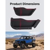 image:imageKEMIMOTO Door Inside Pockets Compatible with Polaris Xpedition XP 5ADV 5 Northstar 2024 Front amp Rear Door Storage Box Cup Holder Compatible with Xpedition XP5ADV5 2024 Accessories 4PCS