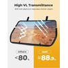 image:imageKEMIMOTO Folding Ventilated Rear Clear Windshield Compatible with 2022 Polaris RZR 200 Fit Roof 14 Thick Polycarbonate Stronger Than Glass AllWeather Use Back Window Accessories