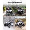 image:imageKEMIMOTO Folding Ventilated Rear Clear Windshield Compatible with 2022 Polaris RZR 200 Fit Roof 14 Thick Polycarbonate Stronger Than Glass AllWeather Use Back Window Accessories