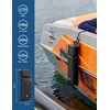 image:imageKEMIMOTO PWC Boat Fenders 2 Pack Boat Bumpers for Jet Ski Boat Fenders Bumpers for Docking with 2 Ropes 18inBoat AccessoriesBlack