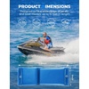 image:imageKEMIMOTO PWC Boat Fenders 2 Pack Boat Bumpers for Jet Ski Boat Fenders Bumpers for Docking with 2 Ropes 18inBoat AccessoriesBlue