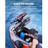 image:imageKEMIMOTO PWC Boat Fenders 2 Pack Boat Bumpers for Jet Ski Boat Fenders Bumpers for Docking with 2 Ropes 18inBoat AccessoriesBlue