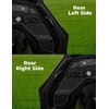 image:imageKEMIMOTO UTV Rear Door Bags with Knee Pad Compatible with Polaris General 4 1000 XP 4 1000 20172026 2PCS with Rear Side Door Storage Bag Accessories