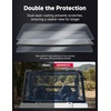 image:imageKEMIMOTO UTV ScratchResistant Front Windshield Compatible with Polaris Ranger 150 EFI Youth 2018 DoubleLayer Thickened PC Full Window Preinstalled Sealing Strip Accessories Fits Roof