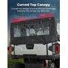 image:imageKEMIMOTO UTV Soft Cargo Camper Bed Cover Rack Compatible with Polaris General 1000 XP 10004 1000 XP 4 1000 20162026 Rear Camper Top Canvas Cover Accessories