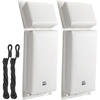 image:imageKEMIMOTO PWC Boat Fenders 2 Pack Boat Bumpers for Jet Ski Boat Fenders Bumpers for Docking with 2 Ropes 18inBoat AccessoriesWhite