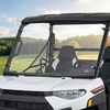 image:imageKEMIMOTO UTV ScratchResistant Front Windshield Compatible with Polaris Ranger 150 EFI Youth 2018 DoubleLayer Thickened PC Full Window Preinstalled Sealing Strip Accessories Fits Roof