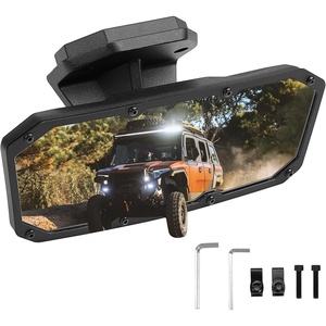 image:imageKEMIMOTO 102 Width Rearview Center Mirror Compatible with Polaris XPEDITION XPXP 5 ADVADV 5 Accessories ShatterResistant 360 Adjustment UTV Rear View Mirror Replace 2884486