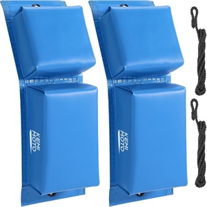 image:imageKEMIMOTO PWC Boat Fenders 2 Pack Boat Bumpers for Jet Ski Boat Fenders Bumpers for Docking with 2 Ropes 18inBoat AccessoriesBlue