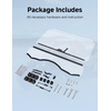 image:imageKEMIMOTO 3in1 Flip Windshield Compatible with 20112020 CanAm Commander  OpenVentedClosed Doublesided Tempered PC 30min Installation Clear View Outdoor PreInstalled Sealing Strip