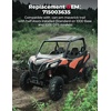 image:imageKEMIMOTO Door Bags Compatible with CanAm Maverick Trail with Half Doors 800 1000 HD8 DPS 20182019 Padded Storage for Doors Kit Replace OEM 715003635