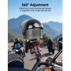 image:imageKEMIMOTO Motorcycle Phone Mount with Sun Hat 360 Adjustable Quick Release AntiVibration AntiTheft Phone Holder Fits 4772 Smartphones for Bike ATV Scooter Golf Cart