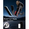 image:imageKEMIMOTO Motorcycle Phone Mount with Sun Hat 360 Adjustable Quick Release AntiVibration AntiTheft Phone Holder Fits 4772 Smartphones for Bike ATV Scooter Golf Cart