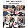 image:imageKEMIMOTO Motorcycle Phone Mount with Sun Hat 360 Adjustable Quick Release AntiVibration AntiTheft Phone Holder Fits 4772 Smartphones for Bike ATV Scooter Golf Cart