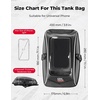 image:imageKEMIMOTO Upgraded Tank Bag Compatible with CanAm Ryker 600 900 Sport Rally Edition Replace 219400762 Accessory and Cell Phone Bag Touchscreen Daily Storage Bag